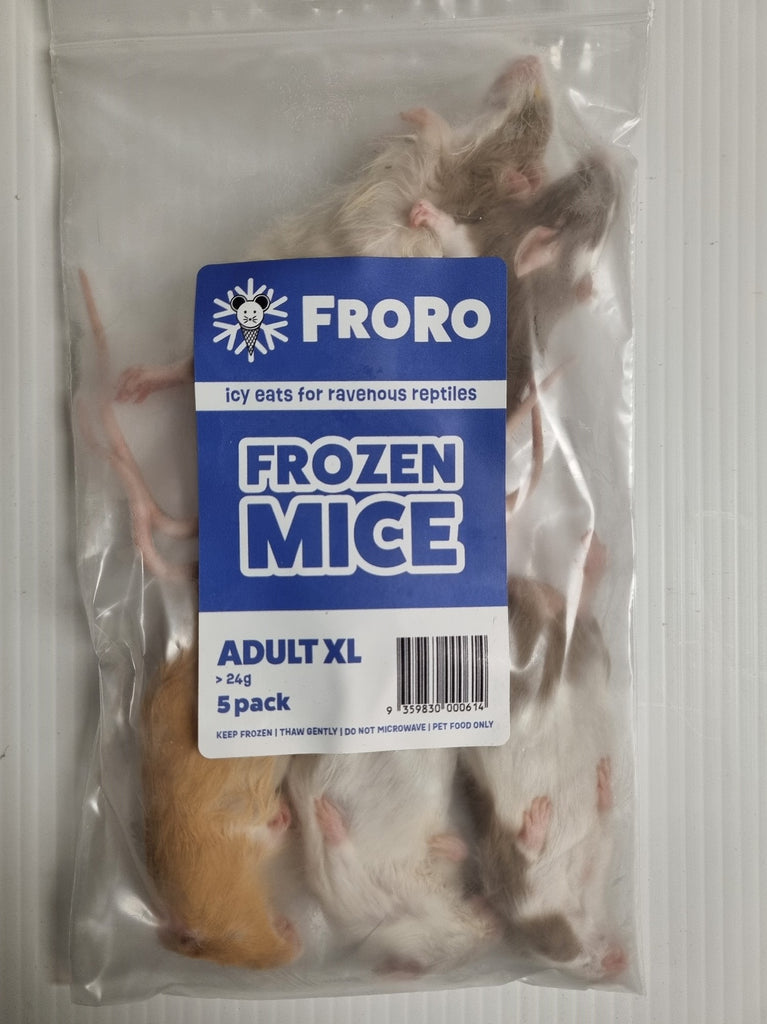 Discover the Convenience and Quality of FroRo Mice Adult XL for Your Reptile's Diet
