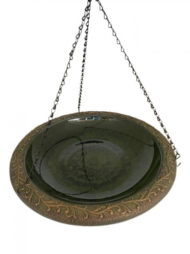 Bird Bath | Green Marble Hanging 50 x 52cm - BA4174