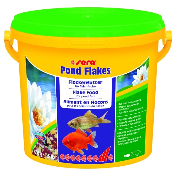 Sera 7070 Pond Flakes 6.3 oz 1.000 ml Pet Food, One Size : Pet Supplies 